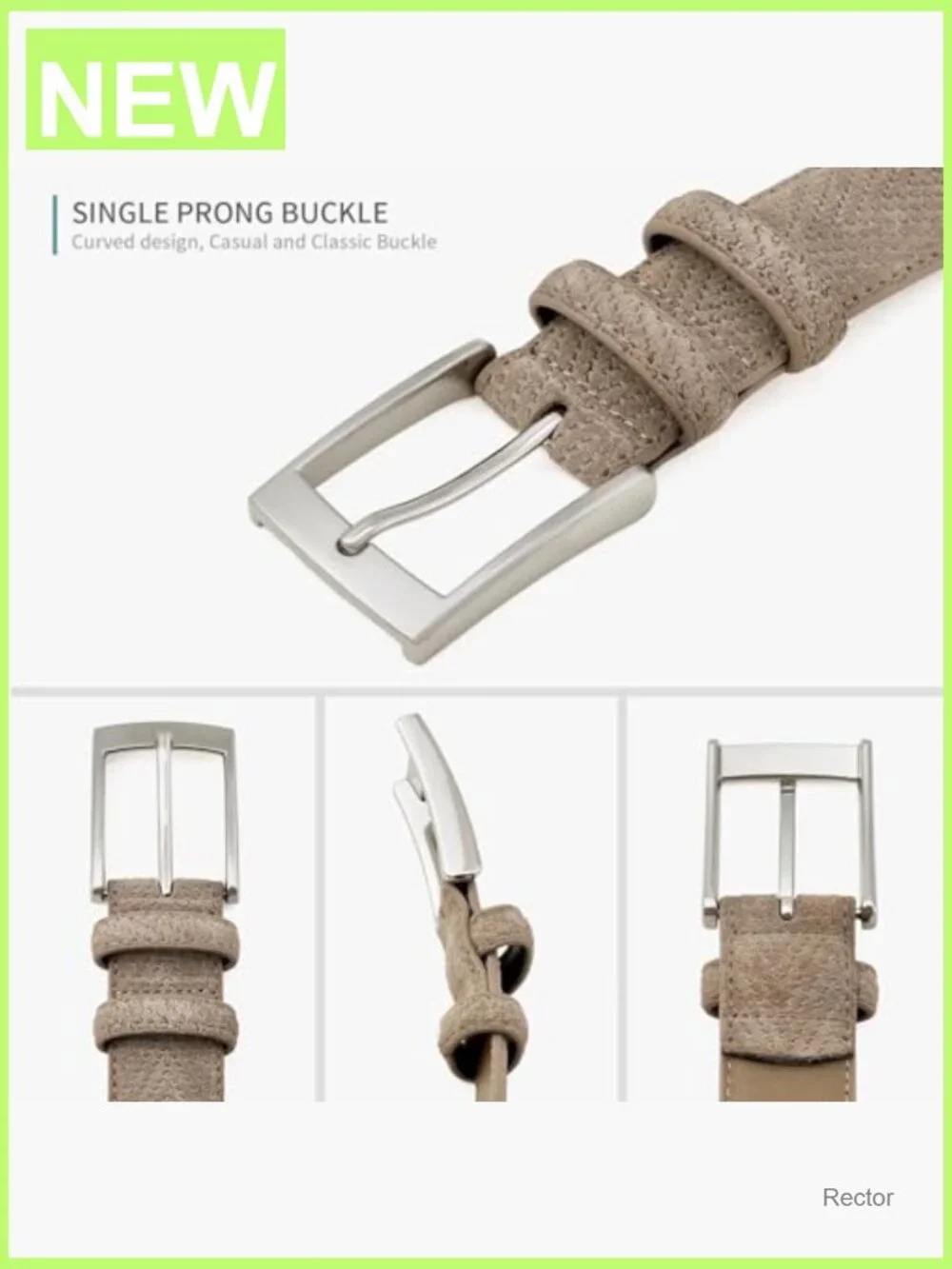 Men's Suede Belt 1.3